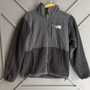 The North Face Kids Black Two-Tone Puffer Fleece Jacket